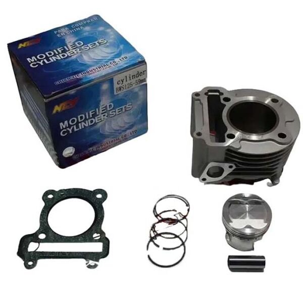 BWS 125 SİLİNDİR KİT 59 MM 15P 4 SÜBAP TAIWAN