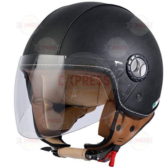 Sway 701 Black Deri Kask L