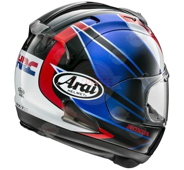 Arai RX7 V Honda CBR Blue Kapalı Kask L