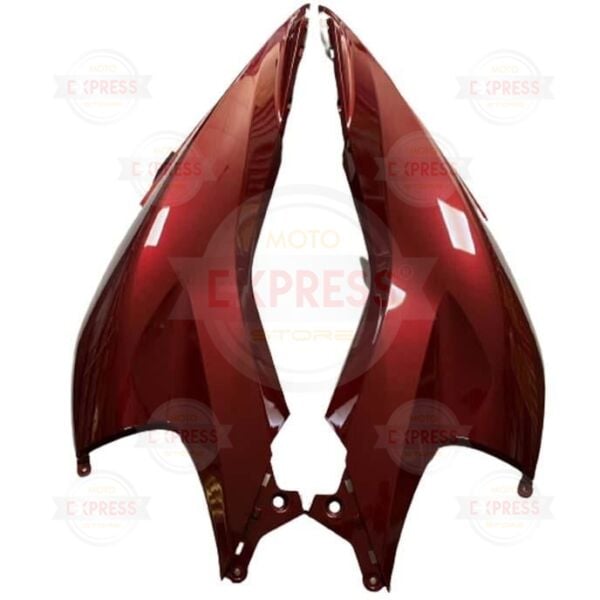 Honda Dio110 21-24 Sağ-Sol Sele Altı Yan Kapak Grenajı Paneli Bordo-Kırmızı Cs