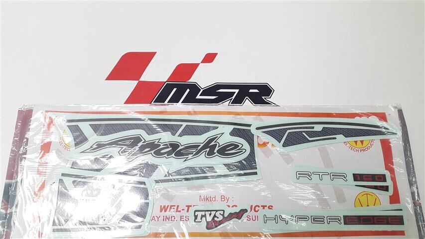 Moto Express TVS APACHE 180 HYP STICKER SİYAH