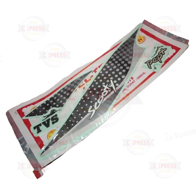 Tvs Scooty Pep 90 Cc Sticker Siyah