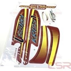 Moto Express ARMA SETİ MODENAS M-1017 KIRİS-7-KIRMIZI