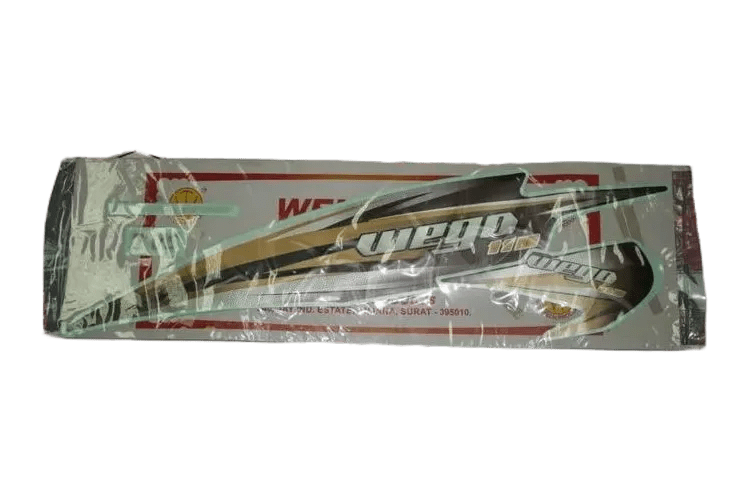 TVS WEGO NEW STICKER GOLD