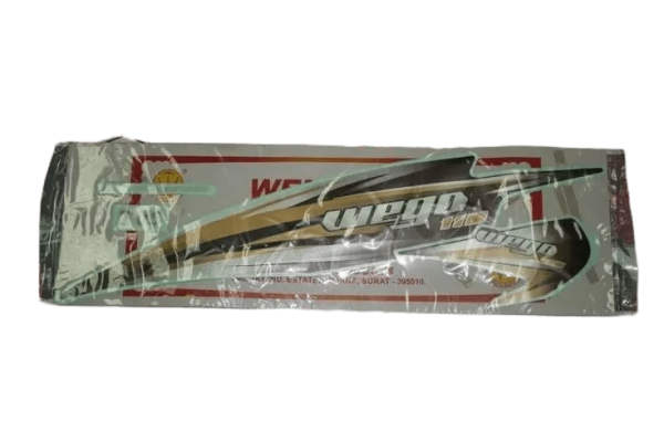 TVS WEGO NEW STICKER GOLD