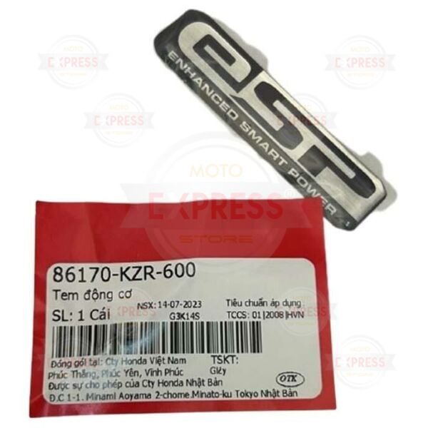 Honda Pcx125-150 2011-2020 ESP Yazısı Stickeri Etiketi Amblemi Siyah Adet A