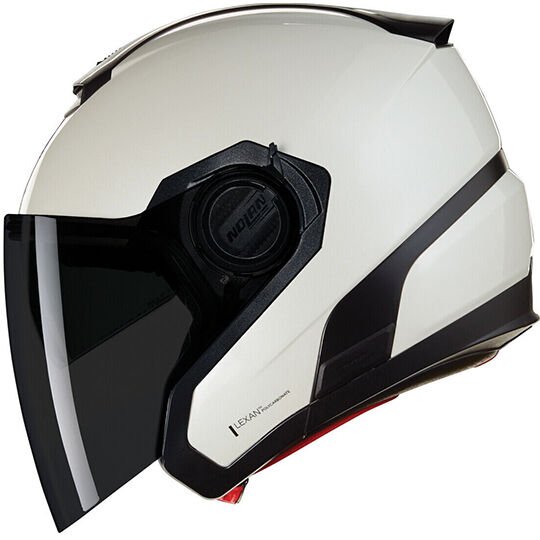 NOLAN N40-5 06 CLASSICO NOBILE 320 CAMLI YARIM KASK PARLAK BEYAZ