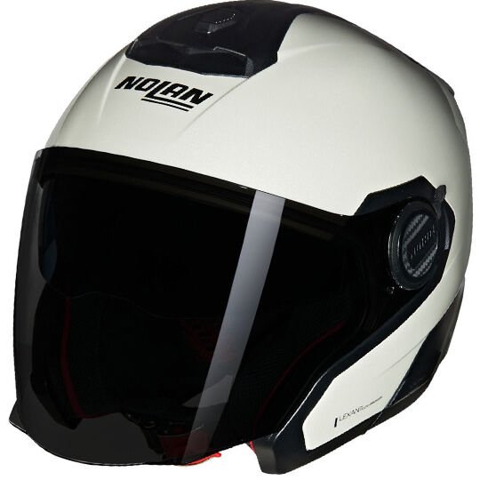 NOLAN N40-5 06 CLASSICO NOBILE 320 CAMLI YARIM KASK PARLAK BEYAZ