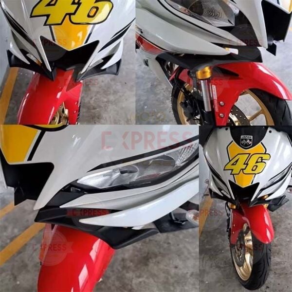 Yamaha YZF R25 R3 2019-2024 Ön Gaga Winglet Far Altı Grenajı Siyah