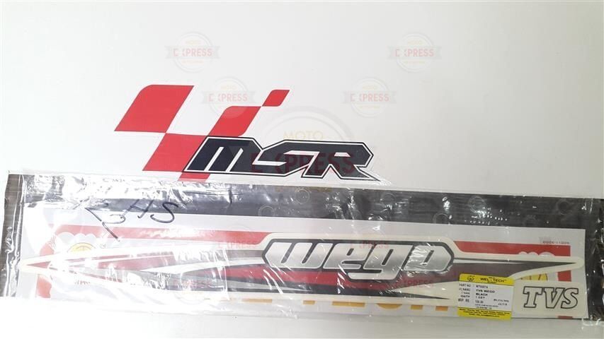 Moto Express TVS WEGO STICKER EM