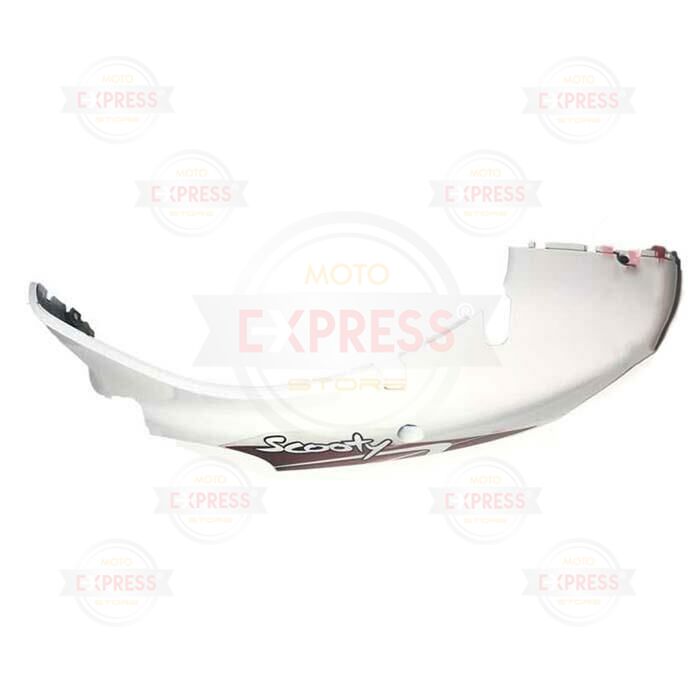 Tvs Scooty Pep Plus 75-90 Beyaz-Kırmızı Sol Yan Kapak Sele Altı Grenajı A