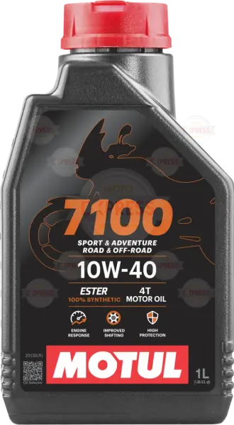 Motul 7100 10W-40 Tam Sentetik Motosiklet Yağı 1 Litre