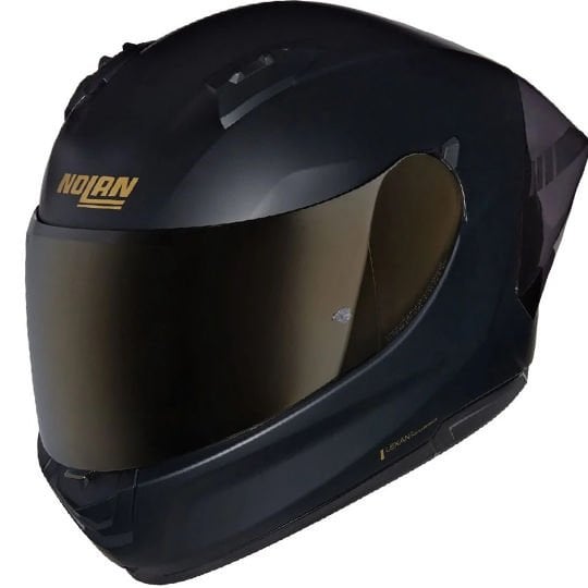 NOLAN N60-6 SPORT AUREO 331 KAPALI KASK MAT SİYAH ALTIN CAM