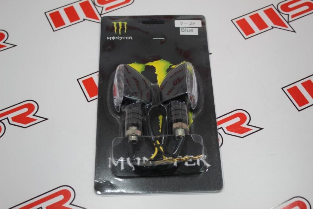 Moto Express LUX LED LAMBA ÜÇGEN MODEL MAVİ TK