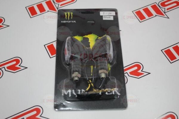Moto Express LUX LED LAMBA ÜÇGEN MODEL MAVİ TK