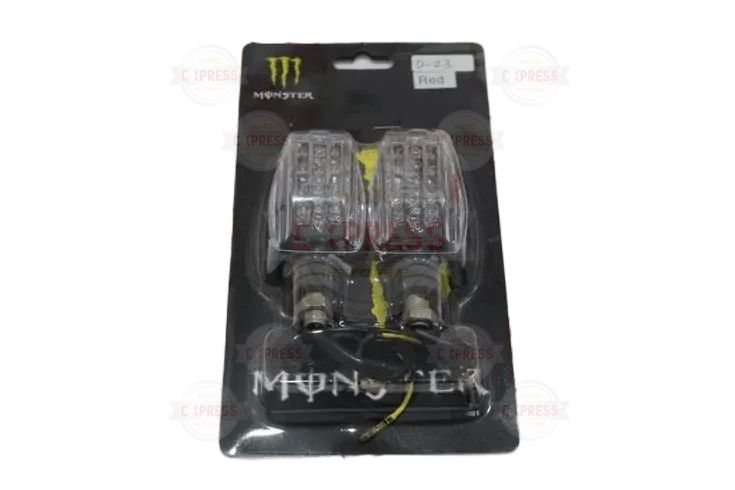 Lux Led Lamba Kare Model Kırmızı Tk