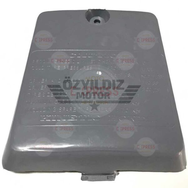 Moto Express AKÜ KAPAĞI KİNETİC GRİ