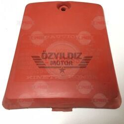 Moto Express AKÜ KAPAĞI KİNETİC KIRMIZI