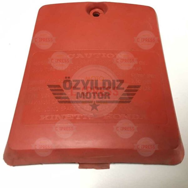Moto Express AKÜ KAPAĞI KİNETİC KIRMIZI