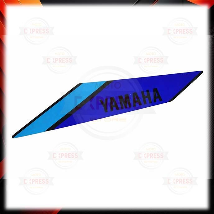 Yamaha MT25 2022-2023 Sol Arka Sele Altı Kuyruk Etiketi Sticker Mavi-Siyah