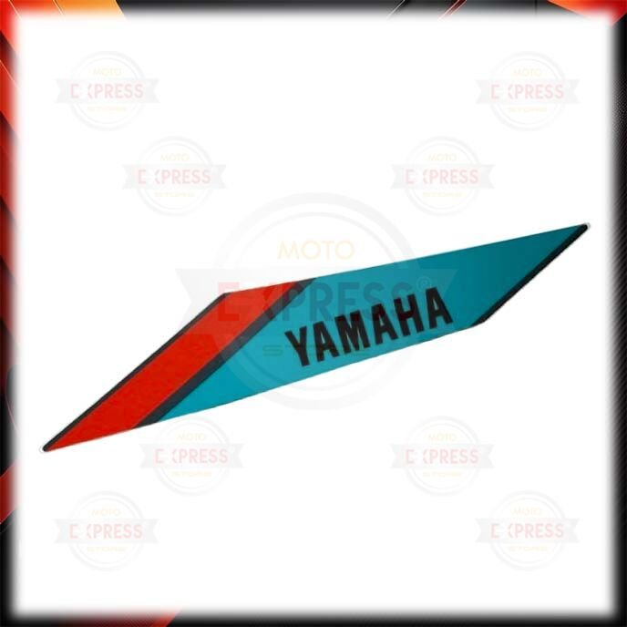 Yamaha MT25 2022-2023 Sol Arka Sele Altı Kuyruk Etiketi Sticker Mavi-Kırmızı A