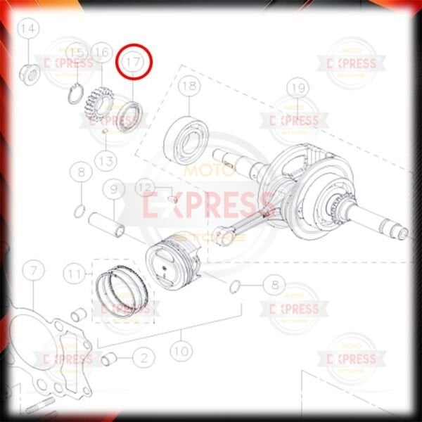 Tvs Jupiter110 Wego110 Scooty Zest110 30x25x6 Sağ Krank Keçesi A