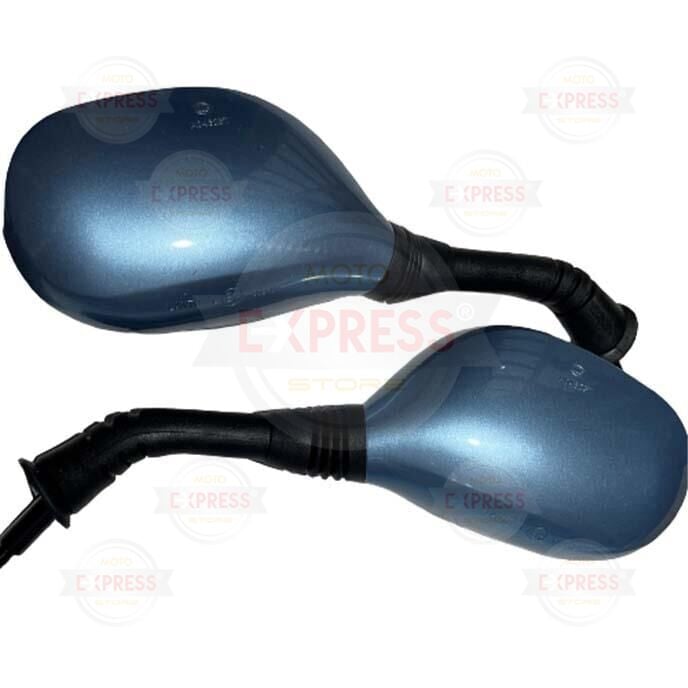 Honda Spacy Alpha 110 Sağ Sol Ayna Takımı Seti Turkuaz-Mavi A