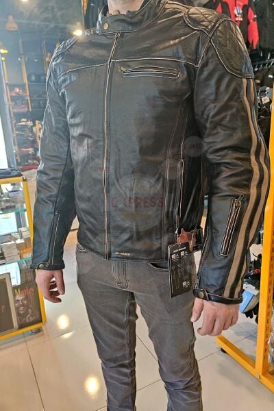 Andes Hakiki Dana Derisi 4 Mevsim Yazlık Kışlık Motosiklet Montu M