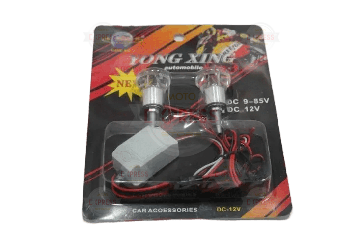 Dekoratif Lamba Kırmızı-Mavi