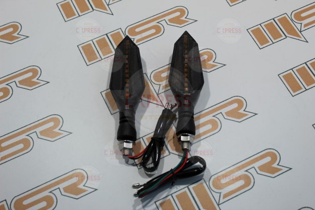 Moto Express SİNYAL LED ÇİFT TARAFLI KAYARLI SARI IŞIK TK