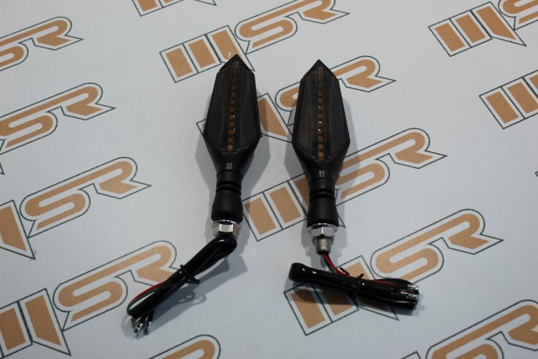 Moto Express SİNYAL LED ÇİFT TARAFLI KAYARLI SARI IŞIK TK