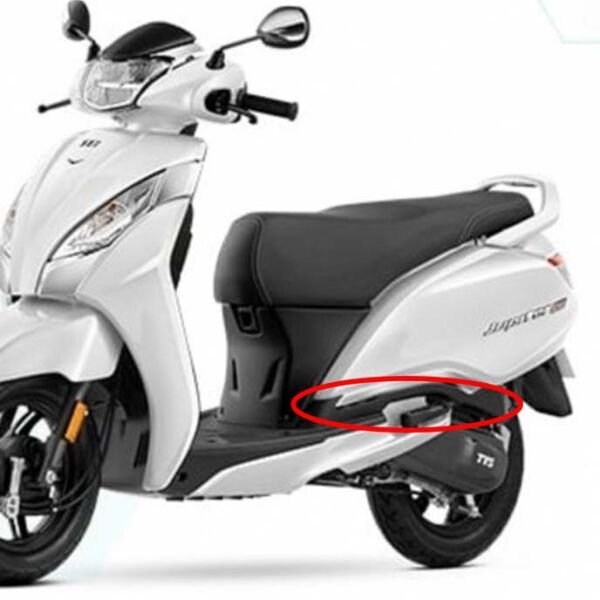 Tvs Jupiter125 2023-2024 Sol Sele Altı Marşpiyel Üstü Grenajı Çıtası Siyah Parça A