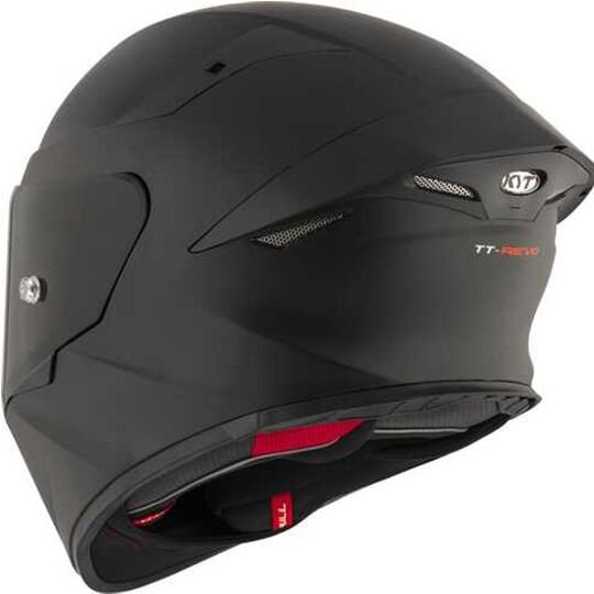 KYT TT-REVO KASK PLAIN MAT SİYAH