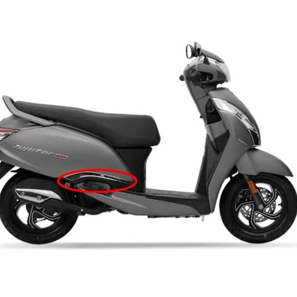 Tvs Jupiter125 2023-2024 Sağ Sele Altı Marşpiyel Üstü Grenajı Çıtası Siyah Parça A