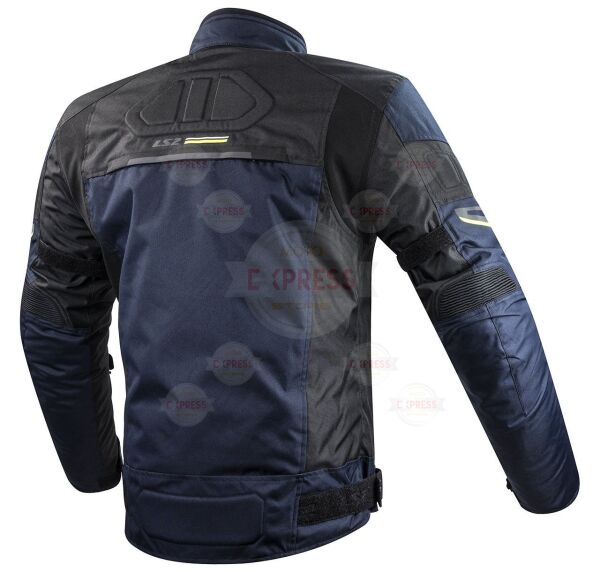 Ls2 Shadow Mont Mavi-Siyah-Neon Sarı S