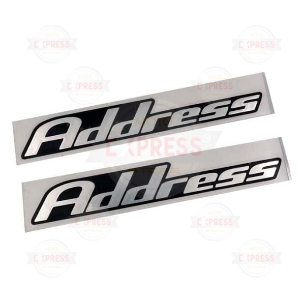 Suzuki Address110 Sele Altı Yan Kapak Yazısı Grenajı Sticker Etiketi Amblemi 2'li