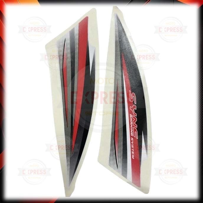 Tvs Wego 110 Çamurluk Etiketi Sticker Beyaz