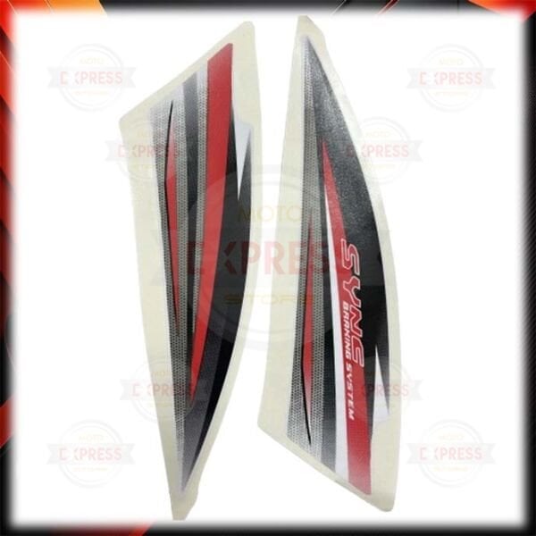 Tvs Wego 110 Çamurluk Etiketi Sticker Beyaz