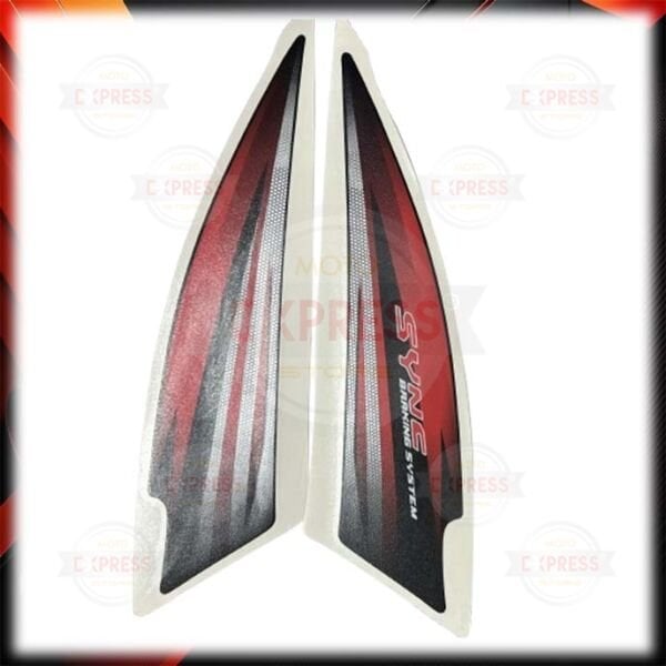 Tvs Wego 110 Çamurluk Etiketi Sticker Siyah