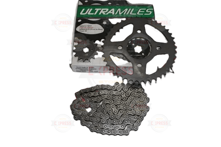 Zincir-Dişli Seti Discover 150 Ön 14 -  Arka 43 - 120 Bakla