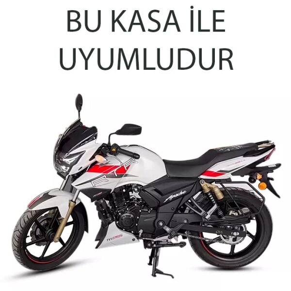 Tvs Apache RTR150 RTR180 Sol Sele Altı Braket Üstü Dekoratif Kapak Muhafazası A