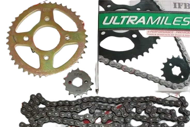 ZİNCİR-DİŞLİ SETİ YAMAHA YBR 125 ÖN 14 ARKA 45 428-118 BAKLA