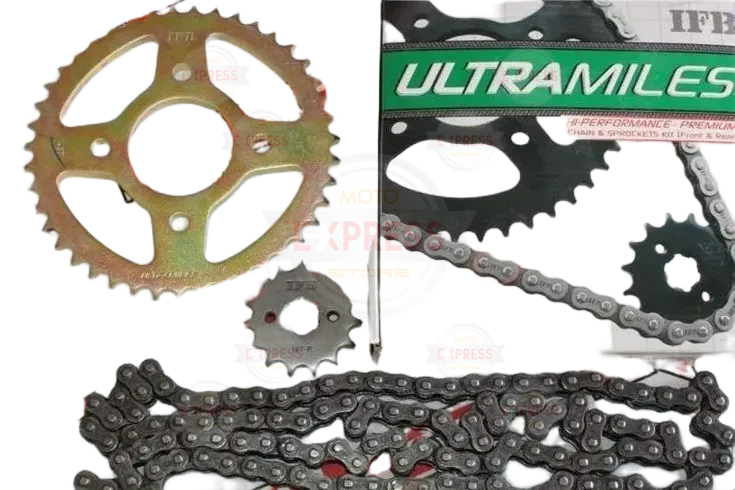 Zincir-Dişli Seti Yamaha Ybr 125 Ön 14 Arka 45 428-118 Bakla