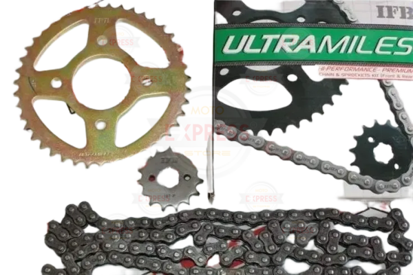 Zincir-Dişli Seti Yamaha Ybr 125 Ön 14 Arka 45 428-118 Bakla