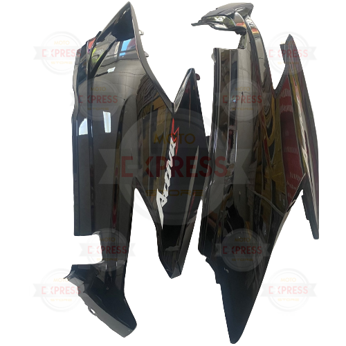 Moto Express YAN KAPAK ACTIVA S SİYAH TAKIM EM