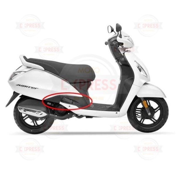 Tvs Jupiter110 2016-2025 Sağ Sele Altı Basamak Üstü Bağlantı Grenajı Paneli Siyah A