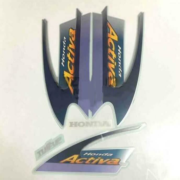 Honda Activa 100 Mavi Arma Sticker Amblem Seti