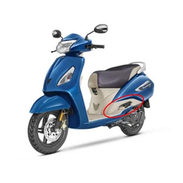 Tvs Jupiter110 2016-2020 Krem-Bej Sol Arka Sele Altı Basamak Plastiği Panzolotu Tabanı A