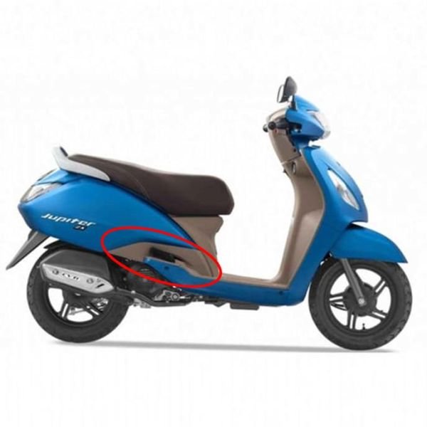 Tvs Jupiter110 2016-2020 Krem-Bej Sağ Arka Sele Altı Basamak Plastiği Panzolotu Tabanı A