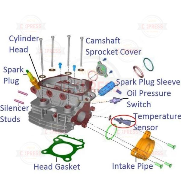 Bajaj Pulsar F250 N250 Isı Sıcaklık Sensörü Müşürü A